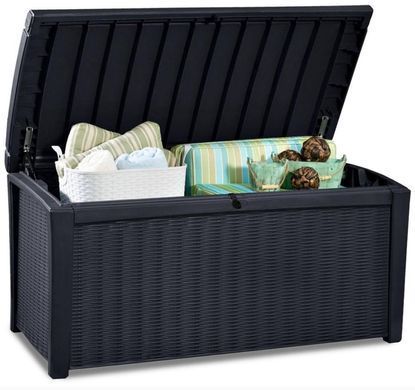 Садовий ящик скриня для інвентарю графіт 416 л Borneo Box Keter