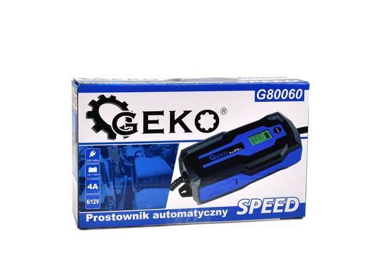 Автоматичний випрямляч 6/12 В 4 А Geko G80060