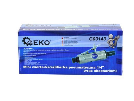 Мини-пневматическая шлифовальная машина Geko G03143
