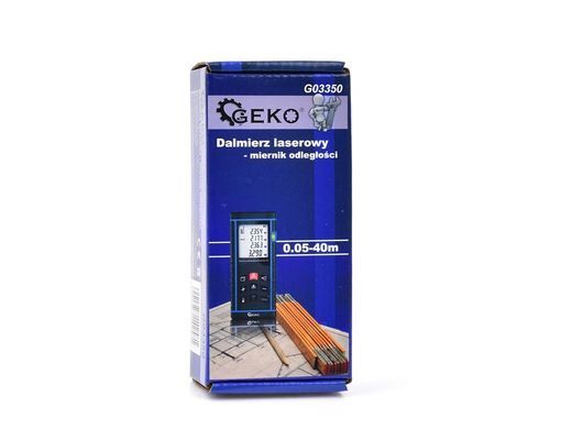 Лазерна рулетка 0,05-40 м Geko G03350