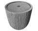 Декоративний садовий фонтан SOLENA LED Graphite з підсвіткою MoodMe