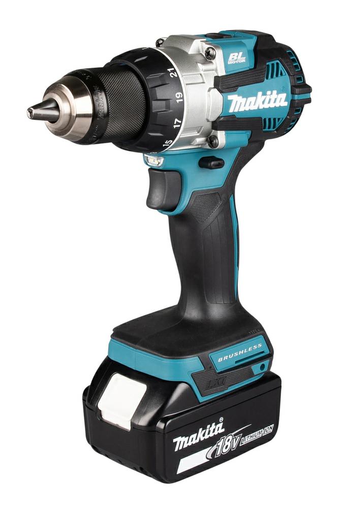 Шуруповерт Makita DDF489RTJ 18 В, 73/40 Нм, 2 акумулятори 5,0 Ач, BL
