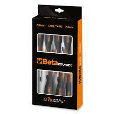 Набор отверток Torx BETA 1207TX/D7, 7 шт, размеры T6–T30 профессиональный