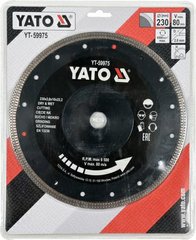 YATO алмазний диск 230 мм для кераміки
