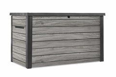 Садовый ящик DECO DEC BOX 870 л с эффектом дерева Storm Grey Keter