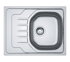 Кухонна мийка Franke ONDA OLL 611-63 сталь - вбудовується в стільницю, крило для сушіння