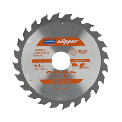 NORTON циркулярна пилка 160MM X 30mm x 24Z дерево та композити ATB (2,6/1,6)