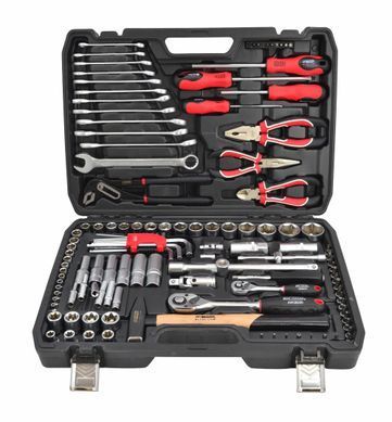 AWTOOLS НАБІР КЛЮЧІВ 122 ел. 1/2" / 1/4" BLACK LINE
