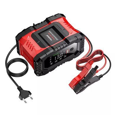 Зарядное устройство FOXSUR 12V/24V 20A LCD для аккумуляторов