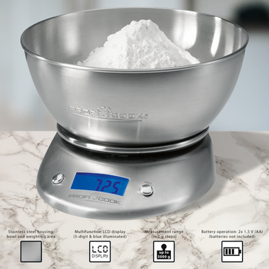 Весы кухонные PROFICOOK PC-KW 1040 до 5 кг