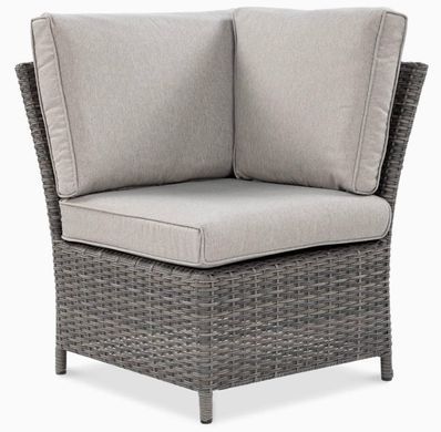 Садові меблі для тераси з техноротанга Dark Grey Ventura