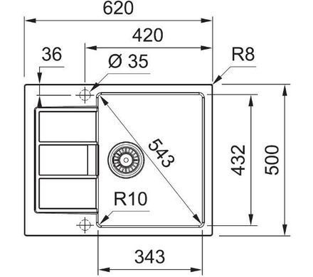 Кухонна мийка Franke Sirius 2.0 S2D 611-62 - кам'яно-сірий