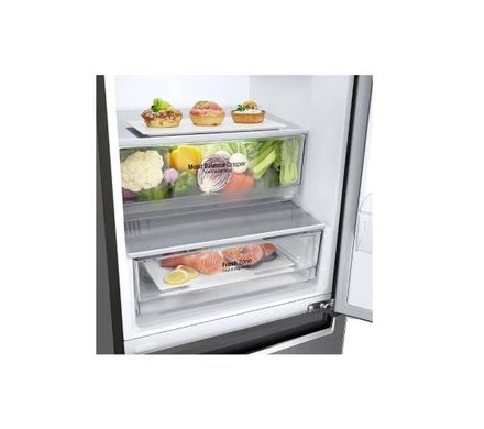 Холодильник LG GBB61DSJMN - повний No Frost - 186 см - ящик з контролем вологості
