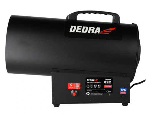 Газовий обігрівач з редуктором 35 кВт Dedra DED9943