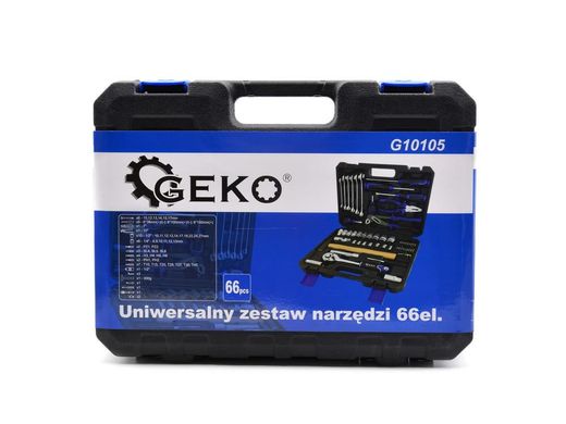 Универсальный набор инструментов 66 шт Geko G10105