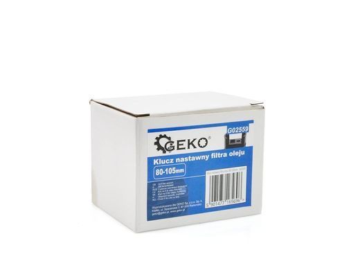 Розвідний ключ CR-Mo для масляного фільтра 80-105 мм Geko G02559