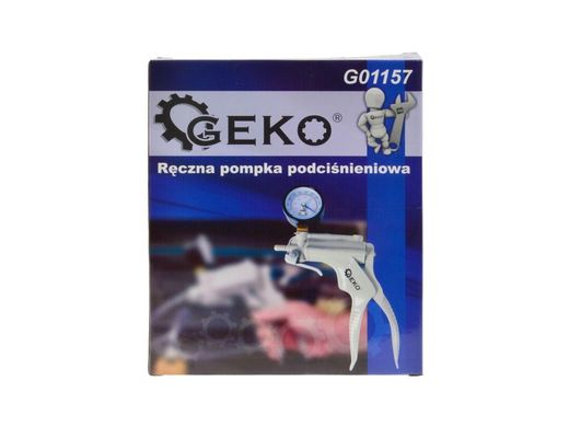 Ручной вакуумный насос + аксессуары Geko G01157