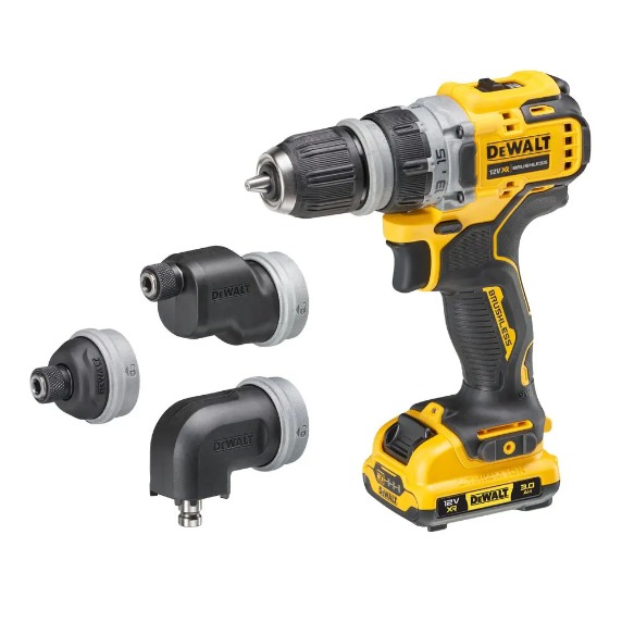 Дриль-шуруповерт акумуляторний безщітковий DeWALT DCD703L2T 12В 57,5 Нм 2x3,0Ah