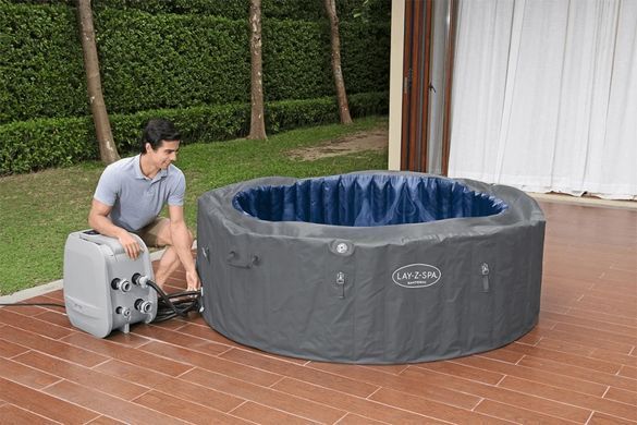 Джакузі з гідромасажем 2,16 х 0,8 м Bestway Santorini Hydrojet Pro