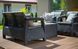 Комплект мебели для сада графит Corfu Box