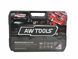 AWTOOLS НАБІР КЛЮЧІВ 122 ел. 1/2" / 1/4" BLACK LINE