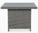Садові меблі для тераси з техноротанга Dark Grey Ventura