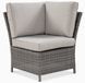 Садові меблі для тераси з техноротанга Dark Grey Ventura