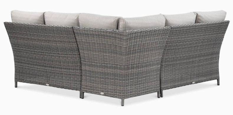 Садові меблі для тераси з техноротанга Dark Grey Ventura
