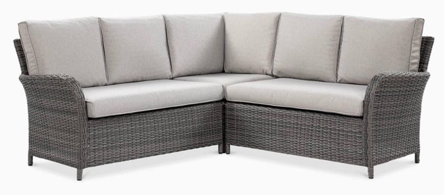 Садові меблі для тераси з техноротанга Dark Grey Ventura