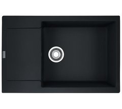 Кухонна мийка Franke Maris MRG 611-78 XL чорний матовий- граніт, вбудовується в стільницю, сушарка