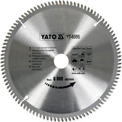 Диск пильный по алюминию Yato YT-6095 250х30х100зубов