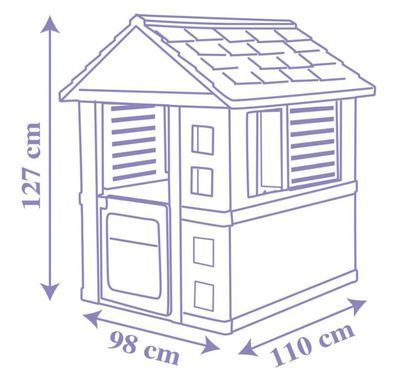 Детский домик холодное сердце 98x110x127 см Smoby