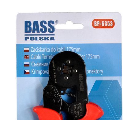 Клещи для обжима наконечников 0.25~6mm2 175мм