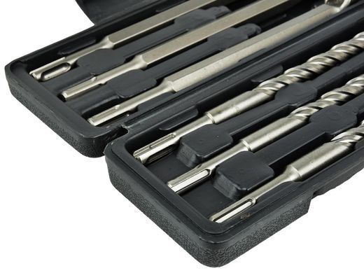 Набор свердел і доліт SDS Plus 12 шт Geko G40039