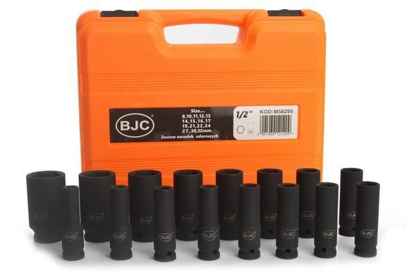 УДАРНЫЕ ГОЛОВКИ 1/2 "8-32 мм BJC / коробка /