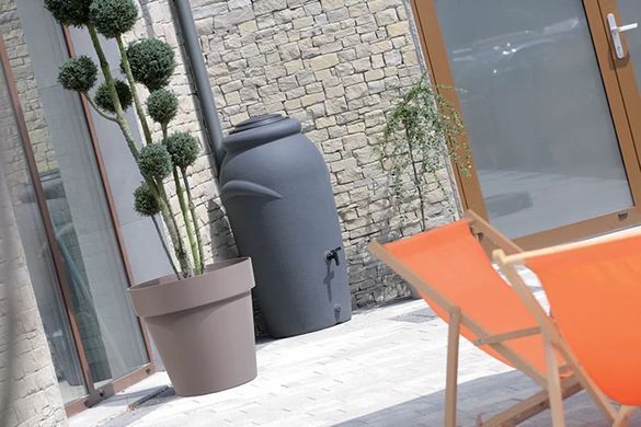 Ємність для дощової води Prosperplast Aquacan 210 л антрацит