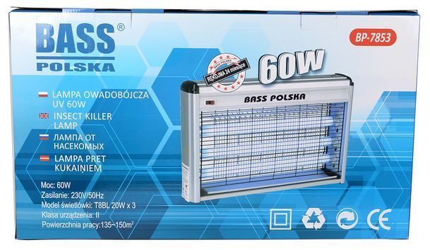 Знищувач комах UV 60W Bass Polska 7853