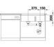 Кухонна мийка Blanco Subline 430/270-U 523151 - антрацит