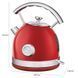 Электрический чайник 1,7л ProfiCook PC-WKS 1192 Красный