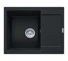 Кухонна мийка Franke Maris MRG 611-62 чорний матовий - граніт, вбудовується в стільницю, крило для сушіння