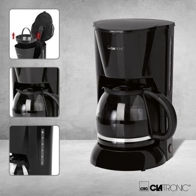 Кофемашина черная Clatronic KA 3473