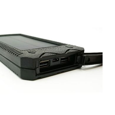 Powerbank на солнечной батарее с лампой накаливания и светодиодным фонариком, 10000 мАч Bass Polska 5956