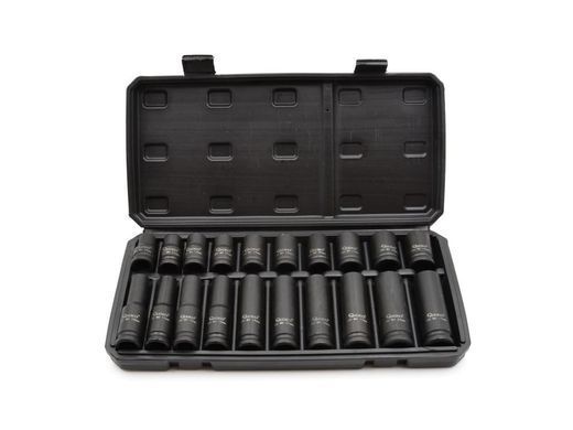 Набір довгих та коротких ударних головок 1/2" 10-19 мм Geko G10517