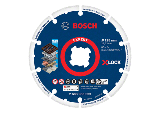 Алмазний диск для металу Bosch 125 мм X-Lock