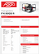 Генератор бензиновий 7,7 кВт Fogo FH8000R 6,1 л 15,2 A AVR