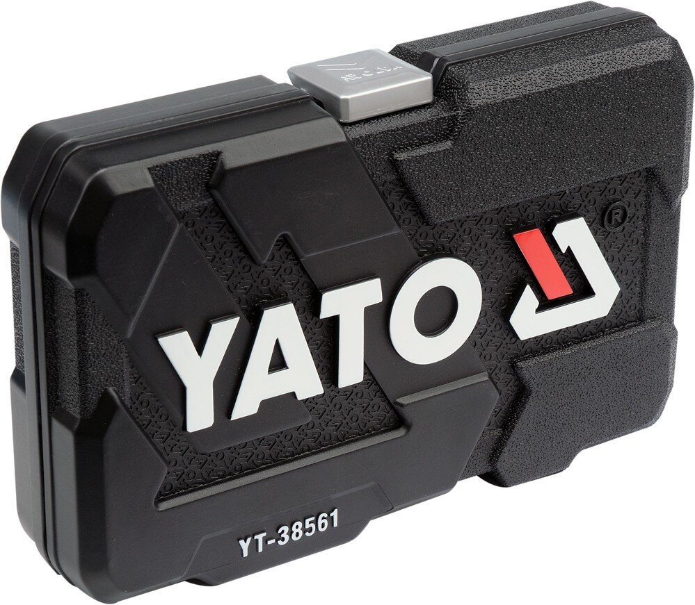 Набор инструментов в чемодане Yato YT-38561, 22 предмета, привод 3/8