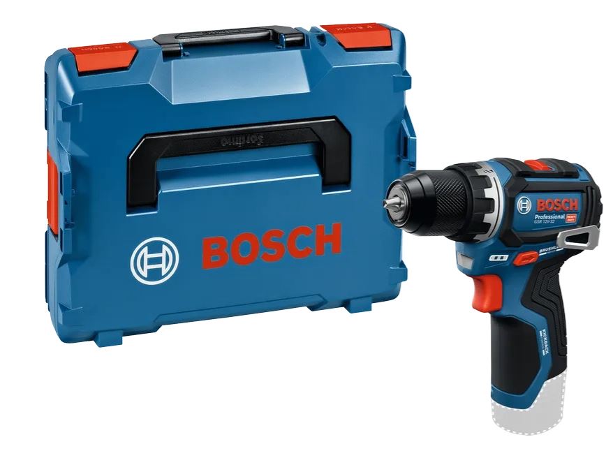 Дрель-шуруповёрт Bosch GSR 12V-35 Solo, бесщёточный, 12 В, кейс L-BOXX 102