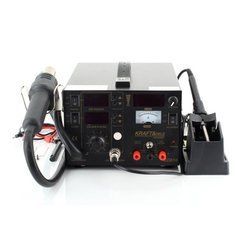 Термовоздушная паяльная станция с паяльником Kraft&Dele KD856 5в1 4 сопла