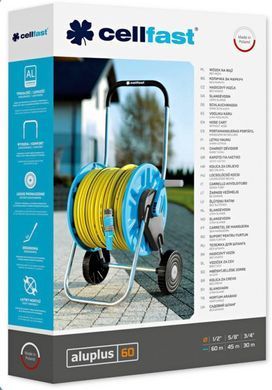 Садовый шланг на котушке 1/2 30 м Basic Cellfast