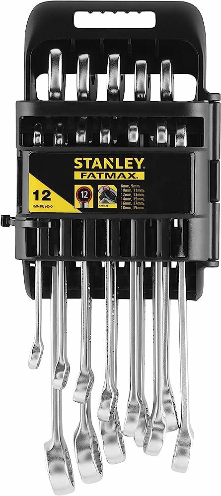 Набор плоско-кольцевых ключей STANLEY 12 шт. 8–19 мм